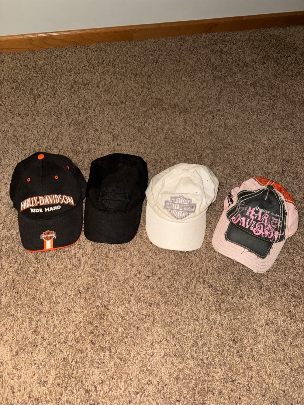 Harley-Davidson Women’s Logo Caps - 4-Pack